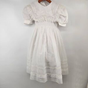 Angelica White Communion Dedication Bridal  Formal Dress Toddler Girls Size 4 Cl